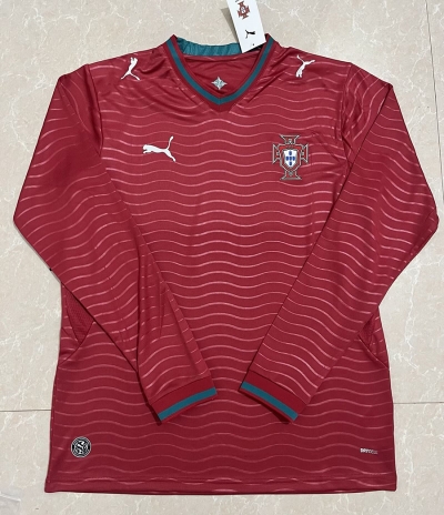 2026 Portugal home long sleeve S-4XL